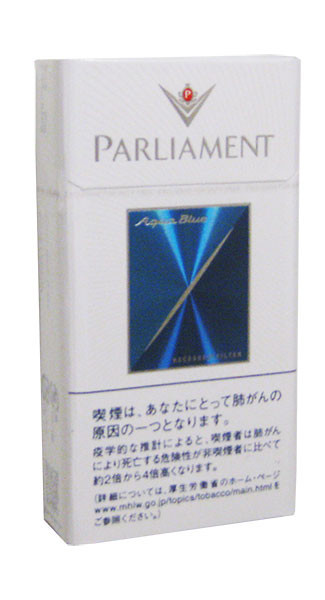 Parliament Aqua Blue 100`S (Duty free Japan) Parliament Aqua Blue 100`S (Duty free Japan)