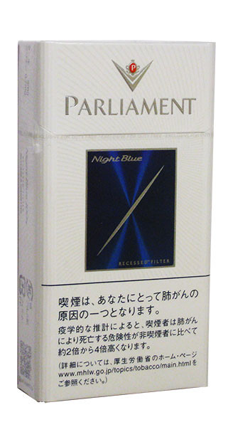 Parliament Night Blue 100`S (Duty free Japan) Parliament Night Blue 100`S (Duty free Japan)