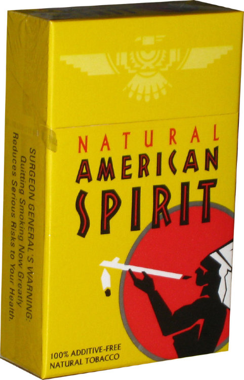American Spirit Mellow Taste Natural Tobacco Yellow (USA)